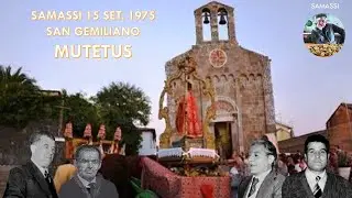 1975 SAMASSI 15 SET.  S. GEMINIANO MATTA-SACCEDDU-URRU-MASCIA.
