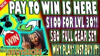 🆕 WHY PLAY? JUST BUY A CHARACTER FOR $100 | The Division 2 | HOW TO PAY TO WIN?