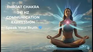 Throat Chakra Healing 741 Hz | Communication & Expression Meditation (1 Hour)