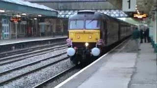 47854 + 47580 Arriving at Newport Station with the Diamond Jubilee to Carlisle June 2nd 201212