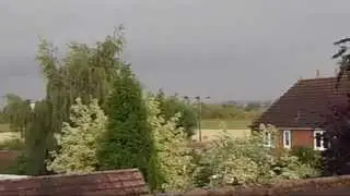 Lightning and thunderstorm, North Yorkshire, 19 July 2014