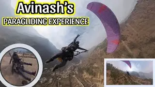 Avinash's paragliding experience in Manali | Avinash Ashok #appulovesappu #paragliding #manali