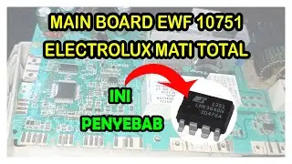 Cara service Main Board  EWF 10751 Electrolux washing machine Mati Total