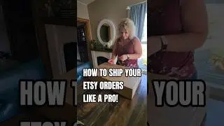 HOW TO SHIP YOUR ETSY ORDERS LIKE A PRO! #etsyseller #packingorders #shipping #smallbusiness