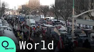 Truckers Against Vaccine Mandates Arrive in Ottawa