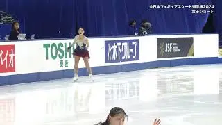【衝突シーン】全日本フィギュア2024 河辺愛菜 江川マリア