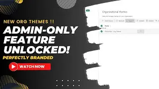 Power BI&rsquo;s NEW Organizational Themes 🚀 Instantly Apply Branding | MiTutorials