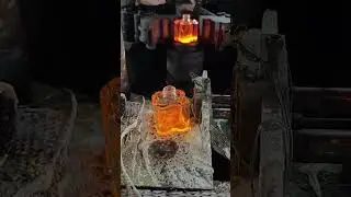 glass bottle manufacturing process #shorts