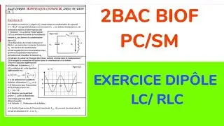 2BAC BIOF: (1): RLC/LC/RC/RL EXERCICES/CORRECTION DES EXERCICES 1 ET 2, VOIR LE LIEN .