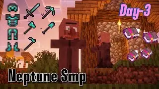 Day-3 Neptune smp || massive upgrade || PorkshowYt || #dreamminecraft
