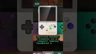Retroid Pocket Classic is a compact gaming handheld with a 3.92 inch AMOLED display