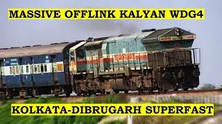 Kolkata-Dibrugarh SF aka Indrani Express with Mega Offlink Kalyan WDG4 + Utkrisht Coaches (4)