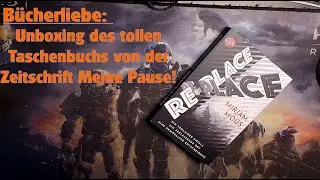 Unboxing des Taschenbuchsgewinn Re-Place von Mirjam Mous bei der Zeitschrift Meine Pause
