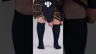 Comfortable Wool Blend Blue Kilt Hose | High-Quality Kilt Socks for Scottish Wear  #highlandheritage