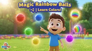 Magic Rainbow Balls 🌈 | Johny Learns New Colors | SingyPop Kids