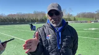 Kansas WR coach Terrence Samuel explains how his group is taking the next step