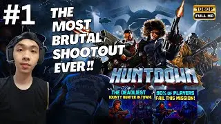 The Most Brutal Shootout Ever !! - Huntdown - Part 1 [Full PC Gameplay]