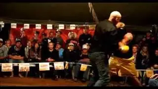 KING HIT ! Explosive tent fight - Outback Australia fight-club
