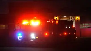 Mesa Fire Dept. Engine 201 & Ladder 201 responding to separate calls