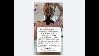 How I Use Kinesiology Tape for Neck Support (Bear Hug Method)