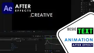 After effects 2022 | Basic Text Animation | Intro