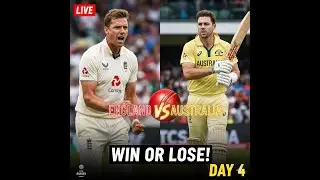 🔴LIVE: Australia vs England | 4th Day | Live Cricket Score & Commentar