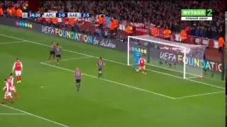 Robert Lewandowski goal / Penalty vs Arsenal/ Koscielny red card/Robben