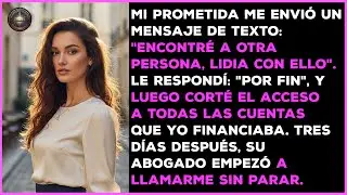 Mi prometida me envió un mensaje de texto: “Encontré a alguien más, lidia con ello”...