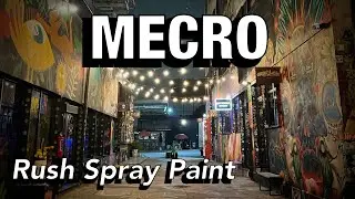 Evento de GRAFFITI en CDMX, (MECRO invitado por Rush Spray Paint)