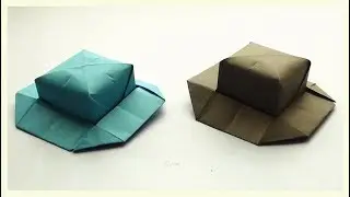 Easy Paper Hat Craft for Kids and Beginners