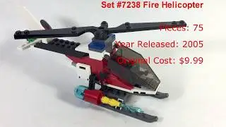 Retro Review: Fire Helicopter Lego Set #7238