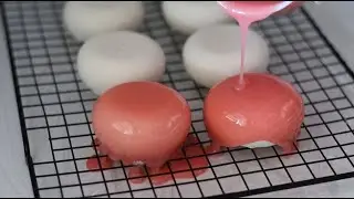 Mirror Glaze Cake Recipe | ASMR