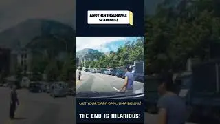 Insurance Scammer Caught On Camera Compilation! BEST OF DASH CAM FUNNY MOMENTS #SHORTS #DASHCAM