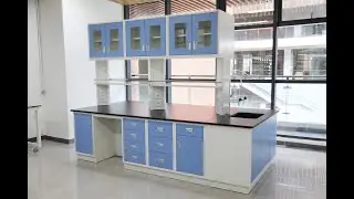 Floor-mounted Lab Island Bench