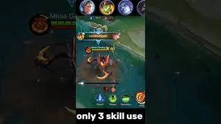 ❌ 3 Skill Use ML ✅#mobilelegends #mlb #gameplay #mlbb#gameapp #mobileapp