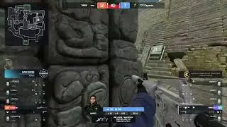 H4RR3 - 1vs2 clutch (CT - post-plant situation) top moments game | (CS:GO)