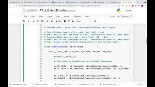 GradientTape Tensorflow 2.0 Autoencoder Example