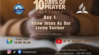 10 Days of prayer Day 1 | Know Jesus as Our Living Savior