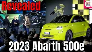 2023 Abarth 500e Electric Hot Hatch Revealed