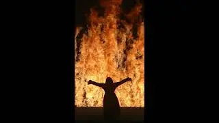 Bill Viola, Fire Woman, 2005 Video/sound installation