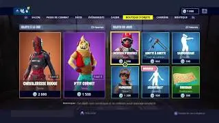 BOUTIQUE FORTNITE 3 AVRIL 2019