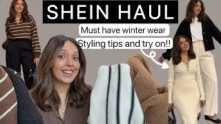 WINTER SHEIN CLOTHING HAUL 2024 + STYLING TIPS 💡 | TRY ON HAUL, Minimal bag and shoes!! #sheinhaul