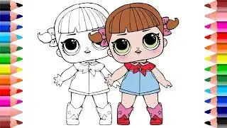 Coloring LoL Surprise Dolls | Coloring Pages for kids | Setoys