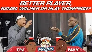 Who's Better Klay Thompson or Kemba Walker | Hoops & Brews