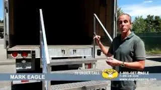 Storage Trailer Stairs | The Eagle Leasing Company