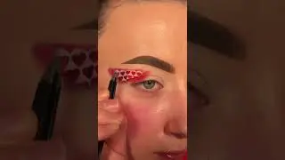 fun creative valentines makeup look&hearts;️