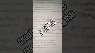 Total English Class 11 ISC Solutions Chapter 1 | Total English Specimen Paper 1 Solutions #shorts