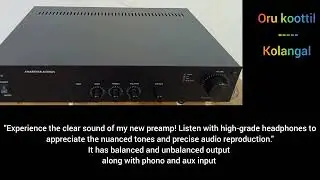 Oru koottil || Kolangal || AMARSVAR Preamp