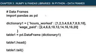 23 DATA FRAMES IN PYTHON