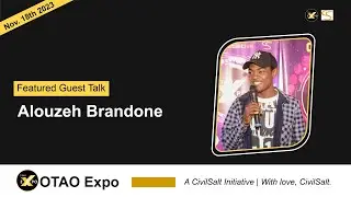 Alouzeh Brandone at OTAO Expo November 2023 at CivilSalt | OTAO Expo